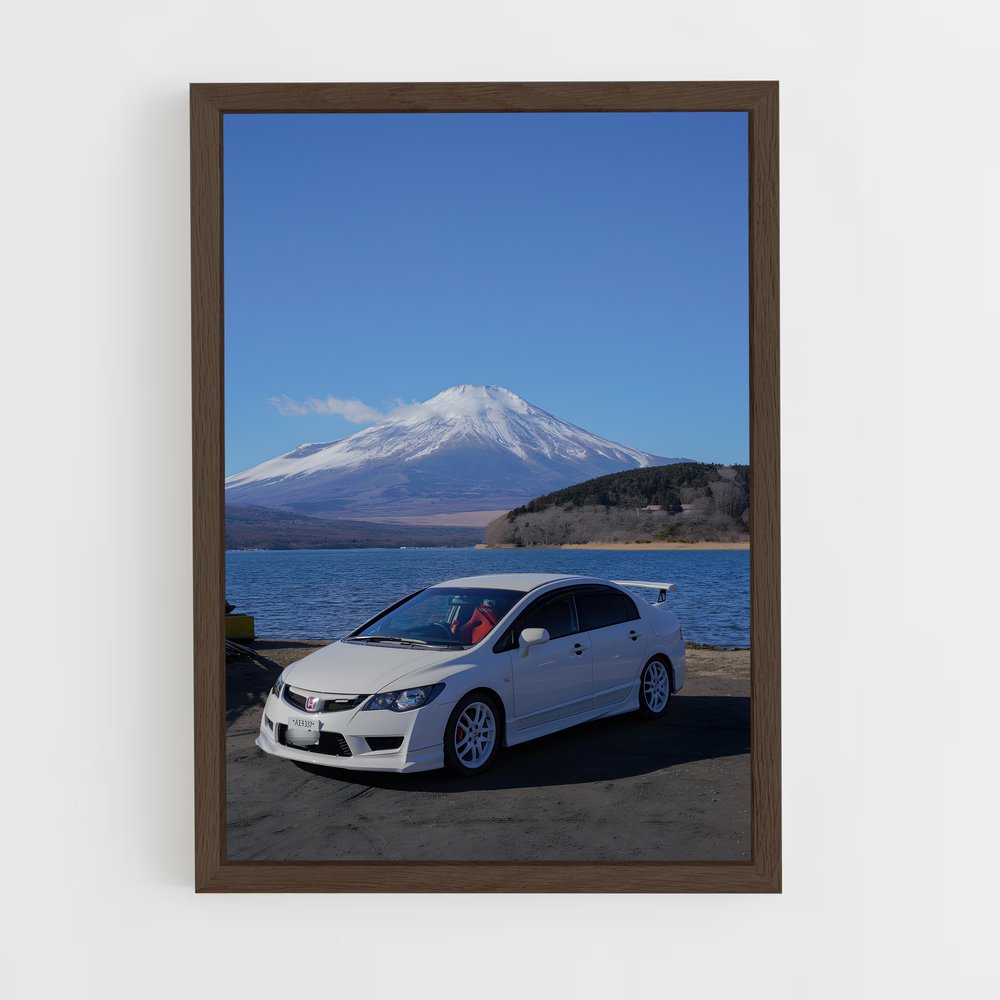Poster Civic type côtiers – affiche Honda (vue 5)